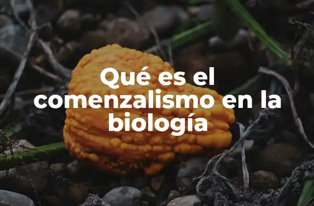 Qué es el Comenzalismo en la Biología
