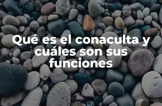 Qué es el Conaculta y Cuáles Son Sus Funciones