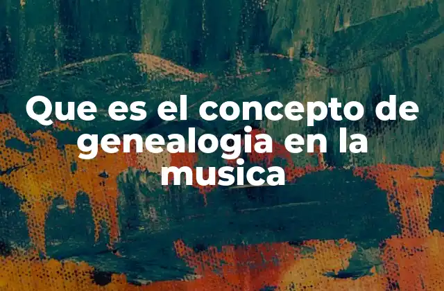 El árbol de las influencias musicales