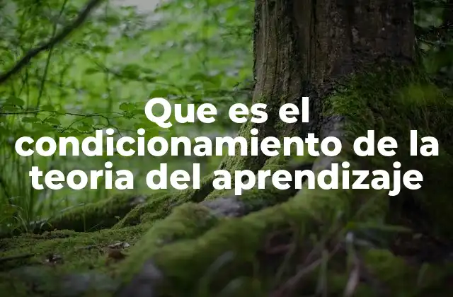 El papel del condicionamiento en el desarrollo del comportamiento humano