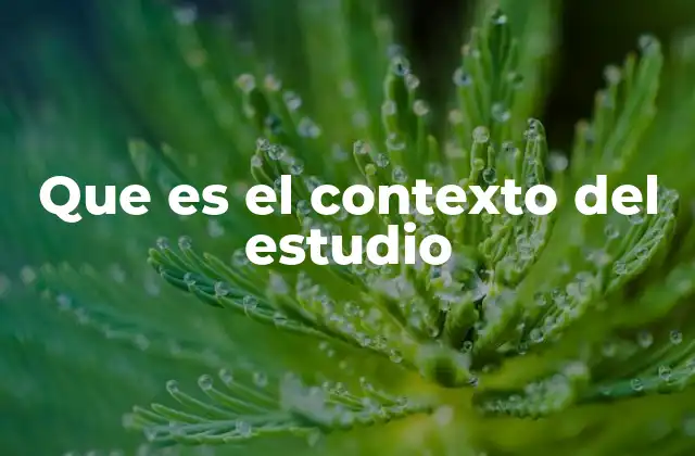 La importancia del entorno en la investigación