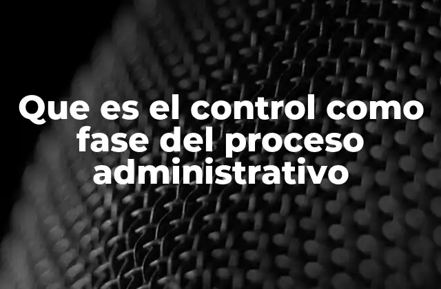 La importancia del control en la gestión empresarial