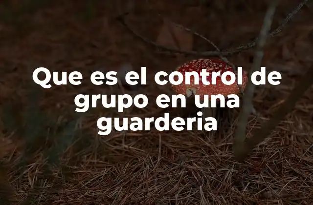 La importancia del control en la dinámica grupal infantil