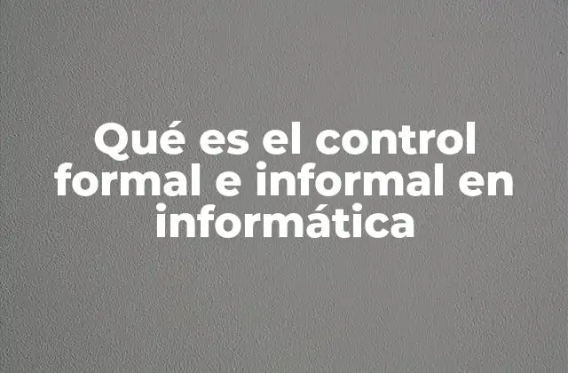 La importancia de estructurar los controles en el entorno digital