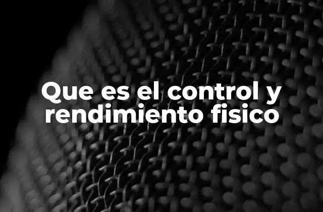 Que es el Control y Rendimiento Fisico 2 La importancia del equilibrio y la movilidad en el desarrollo físico