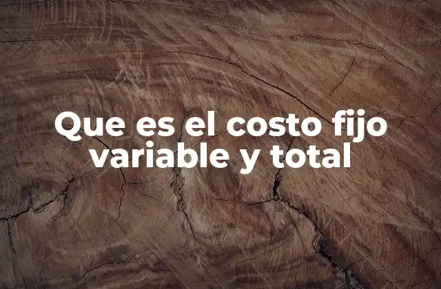 Diferencias entre costos fijos y variables en la gestión empresarial