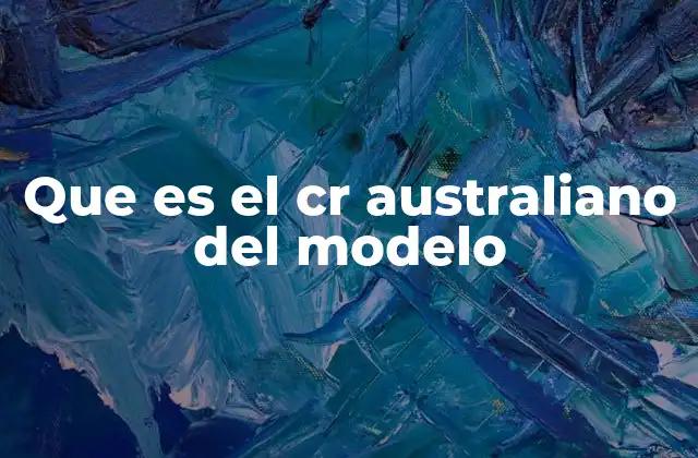 Que es el Cr Australiano Del Modelo 2 El legado del modelo CR en el automovilismo australiano