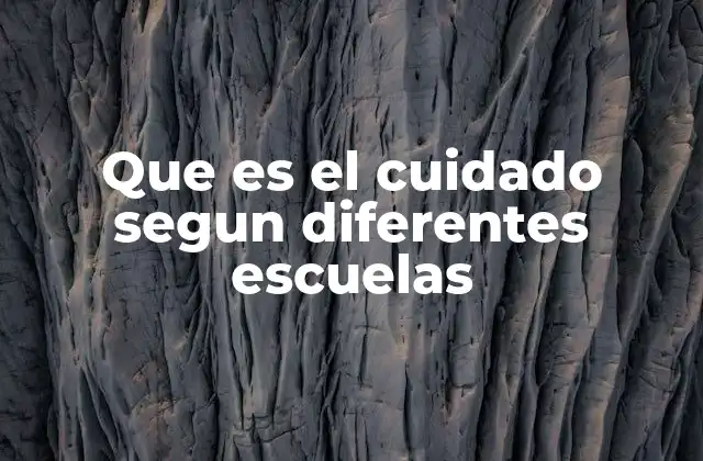 El cuidado como base de la ética contemporánea