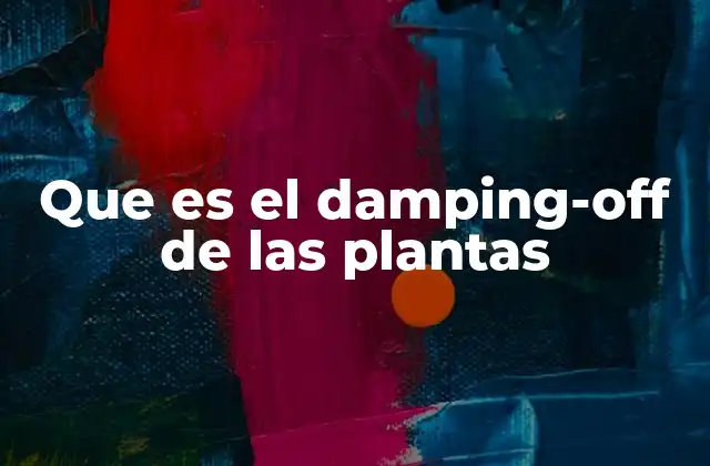Causas y condiciones propicias para el damping-off