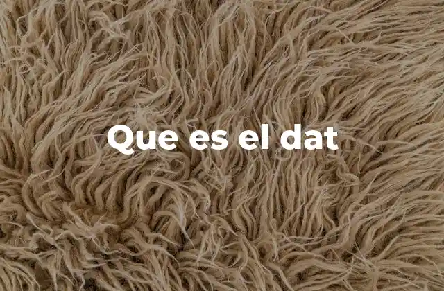Que es el Dat