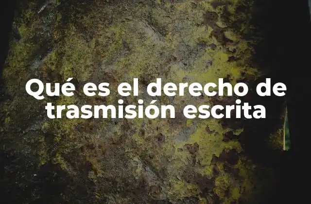 La importancia de la formalidad en la transferencia de derechos