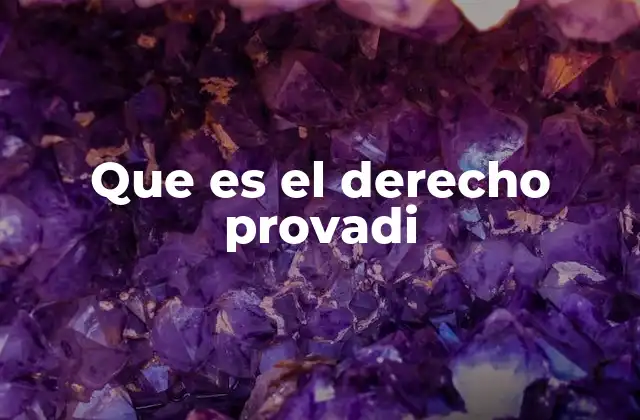 Que es el Derecho Provadi 2 La importancia del derecho provadi en la vida cotidiana