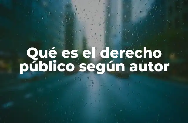 El derecho público como herramienta de organización estatal