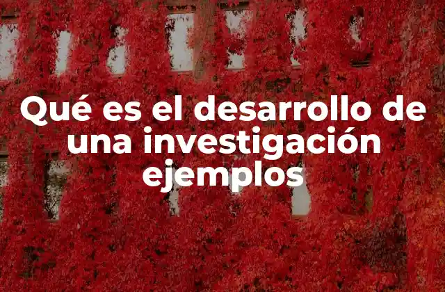 Qué es el Desarrollo de una Investigación Ejemplos 2 La importancia de estructurar el desarrollo de una investigación