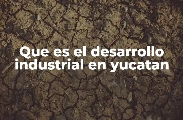 Que es el Desarrollo Industrial en Yucatan