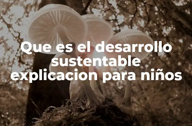Que es el Desarrollo Sustentable Explicacion para Niños 2 Cómo podemos cuidar el planeta desde la infancia