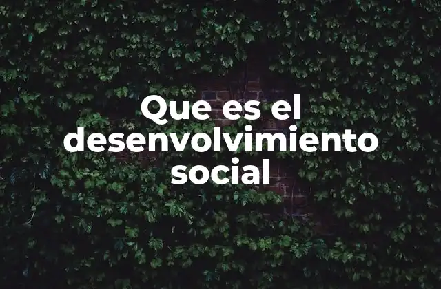Que es el Desenvolvimiento Social 2 El equilibrio entre autoexpresión y adaptación en el entorno social