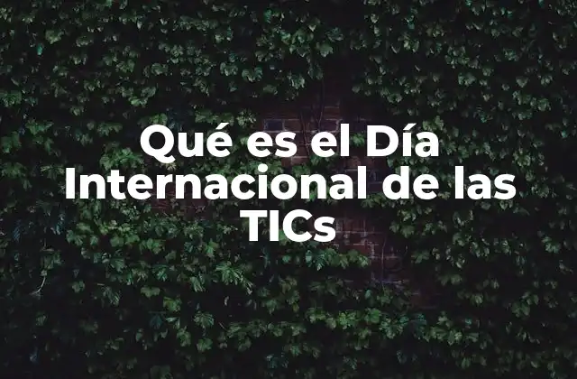 Qué es el Día Internacional de las Tics 2 La relevancia de las TICs en la era digital