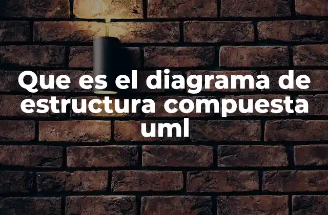 Que es el Diagrama de Estructura Compuesta Uml