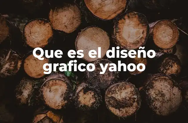 Que es el Diseño Grafico Yahoo