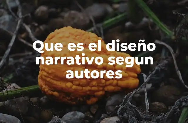 Que es el Diseño Narrativo Segun Autores
