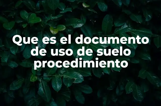 Que es el Documento de Uso de Suelo Procedimiento 2 Procedimiento para obtener el uso de suelo