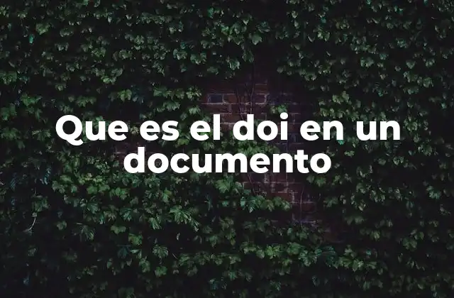La importancia del DOI en la era digital