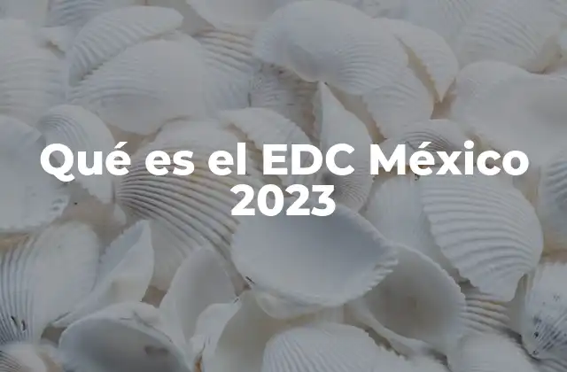 Qué es el Edc México 2023