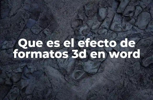 Cómo los efectos 3D mejoran la presentación visual de documentos