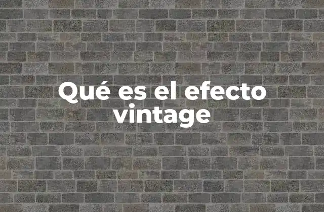 El efecto vintage en la cultura pop