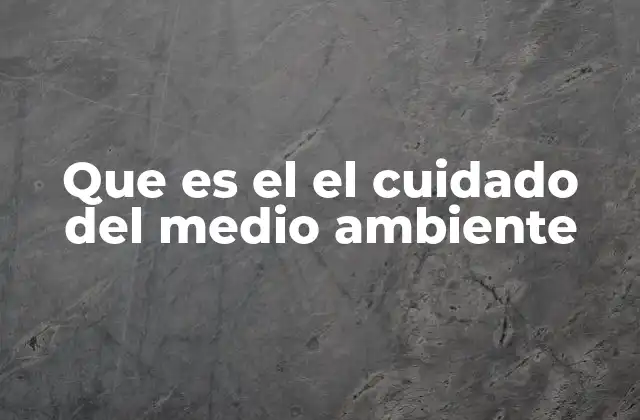 La importancia de la preservación ambiental en el desarrollo sostenible