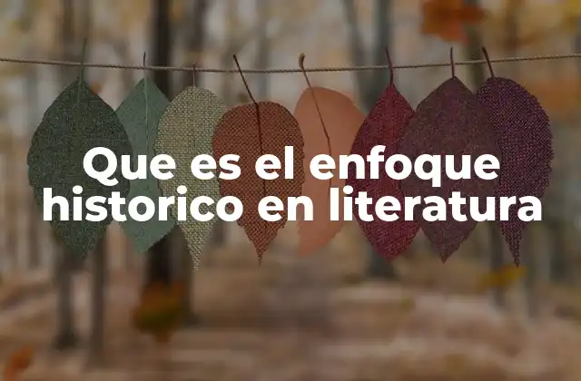 La relación entre literatura y contexto histórico