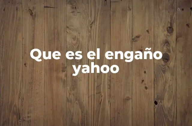 Yahoo y la confianza en internet