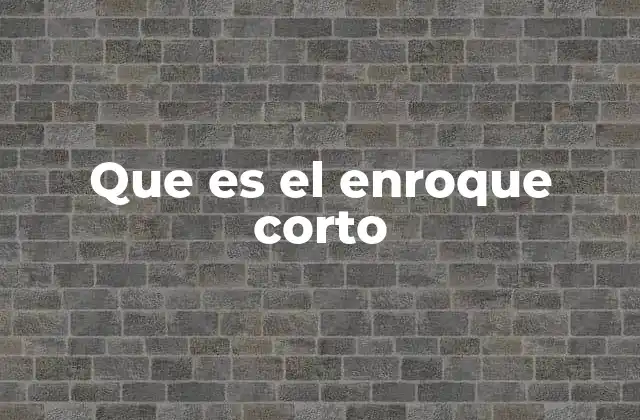 Que es el Enroque Corto