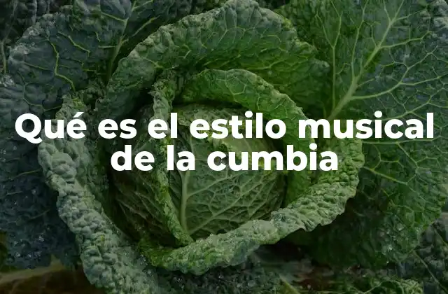 Qué es el Estilo Musical de la Cumbia