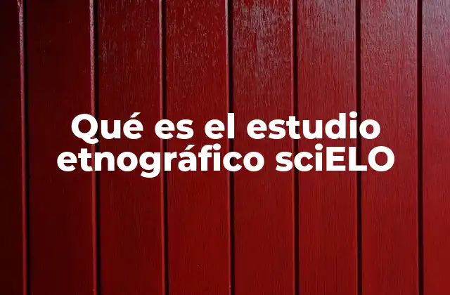La metodología detrás del estudio etnográfico sciELO