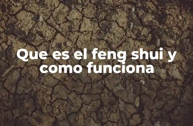 Que es el Feng Shui y como Funciona