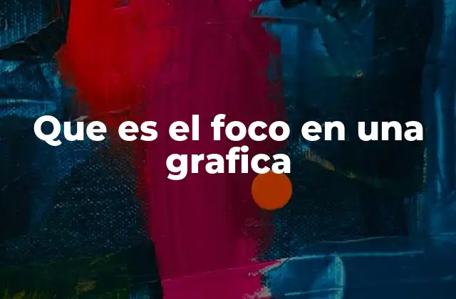 Que es el Foco en una Grafica
