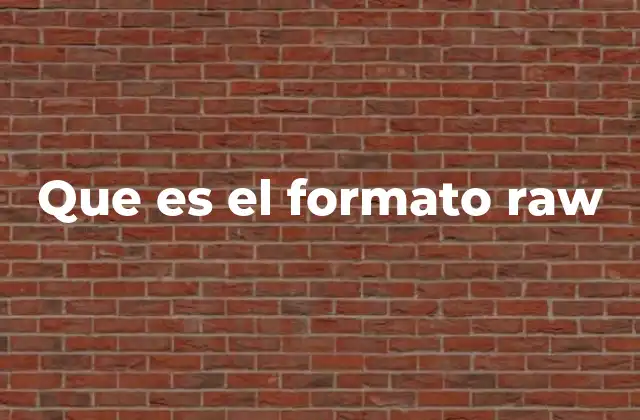 Que es el Formato Raw 2 Cómo funciona el formato RAW