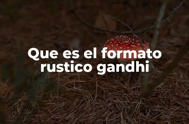 Que es el Formato Rustico Gandhi 2 El origen del formato rústico Gandhi en la industria editorial
