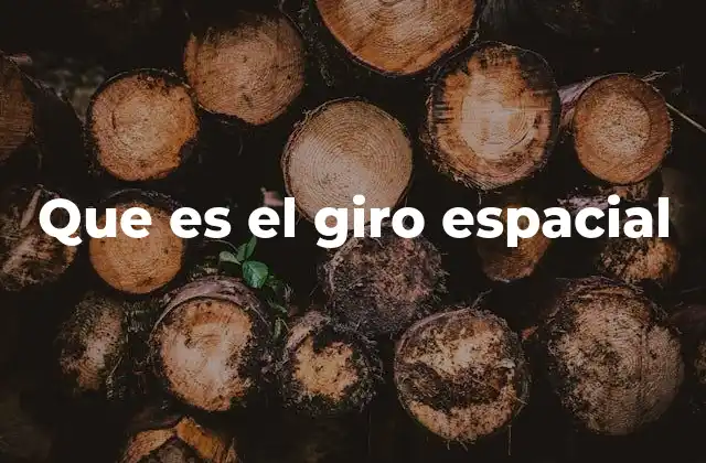 Que es el Giro Espacial
