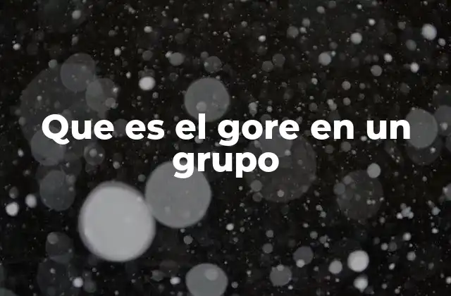 El gore como herramienta de expresión artística en grupos creativos