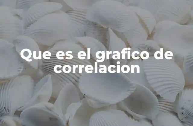 Que es el Grafico de Correlacion