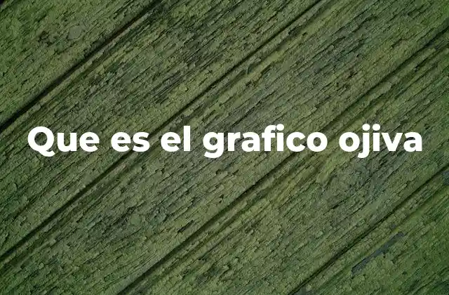 Que es el Grafico Ojiva