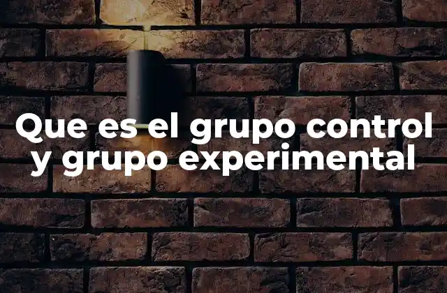 La importancia de comparar grupos en la investigación científica