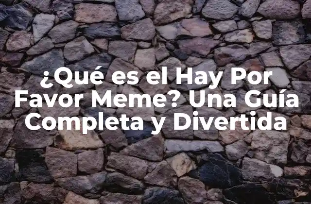 ¿qué es el Hay por Favor Meme? una Guía Completa y Divertida