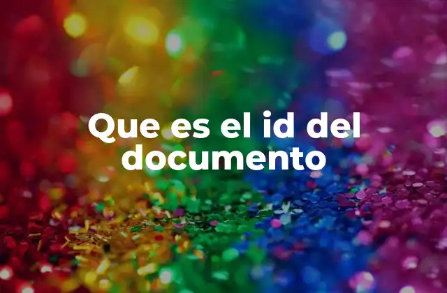 La importancia del ID en la organización digital