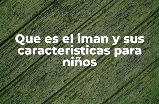 Que es el Iman y Sus Caracteristicas para Niños 2 Cómo los imanes funcionan sin mencionar directamente la palabra clave