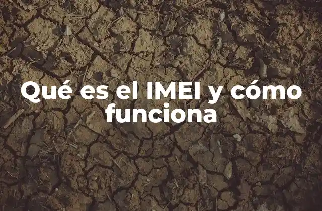 Qué es el Imei y Cómo Funciona