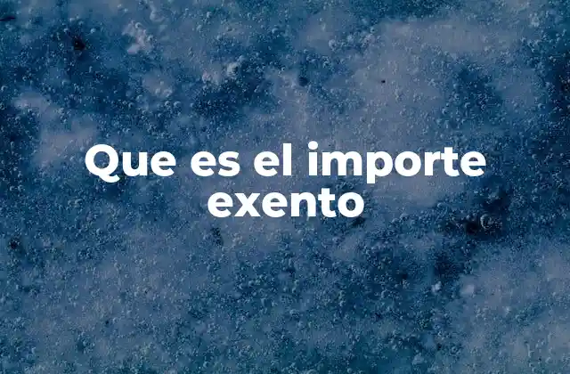 Que es el Importe Exento 2 Diferencias entre importe exento, gravado y no gravado